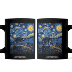 Jimothy Seattle Raccoon Starry Night Parody Graphic Coffee Mug Trash Panda Feral Legend Supporter