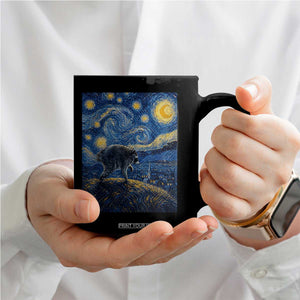 Jimothy Seattle Raccoon Starry Night Parody Graphic Coffee Mug Trash Panda Feral Legend Supporter