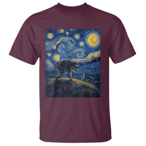 Jimothy Seattle Raccoon Starry Night Parody Graphic T Shirt Trash Panda Feral Legend Supporter