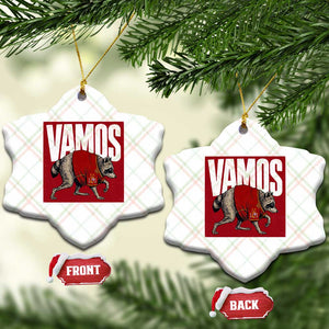 Funny Jimothy Vamos Spain Soccer Fans Parody Ceramic Ornament Seattle Raccoon Espana Champs Victory Celebration
