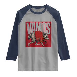 Funny Jimothy Vamos Spain Soccer Fans Parody Raglan Shirt Seattle Raccoon Espana Champs Victory Celebration