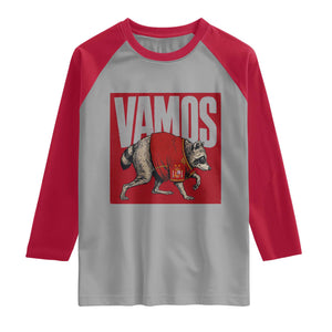 Funny Jimothy Vamos Spain Soccer Fans Parody Raglan Shirt Seattle Raccoon Espana Champs Victory Celebration