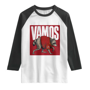 Funny Jimothy Vamos Spain Soccer Fans Parody Raglan Shirt Seattle Raccoon Espana Champs Victory Celebration