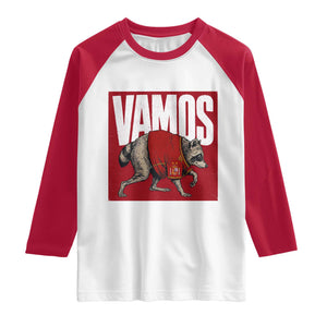 Funny Jimothy Vamos Spain Soccer Fans Parody Raglan Shirt Seattle Raccoon Espana Champs Victory Celebration