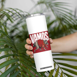 Funny Jimothy Vamos Spain Soccer Fans Parody Skinny Tumbler Seattle Raccoon Espana Champs Victory Celebration