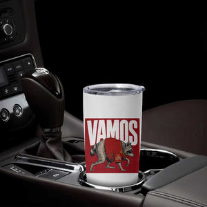 Funny Jimothy Vamos Spain Soccer Fans Parody Tumbler Cup Seattle Raccoon Espana Champs Victory Celebration