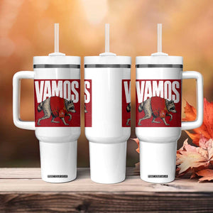 Funny Jimothy Vamos Spain Soccer Fans Parody Tumbler With Handle Seattle Raccoon Espana Champs Victory Celebration