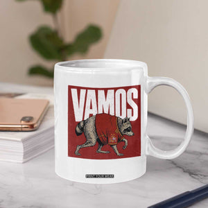 Funny Jimothy Vamos Spain Soccer Fans Parody Coffee Mug Seattle Raccoon Espana Champs Victory Celebration