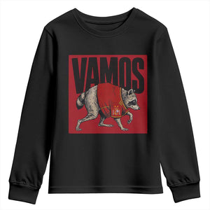 Funny Jimothy Vamos Spain Soccer Fans Parody Youth Sweatshirt Seattle Raccoon Espana Champs Victory Celebration