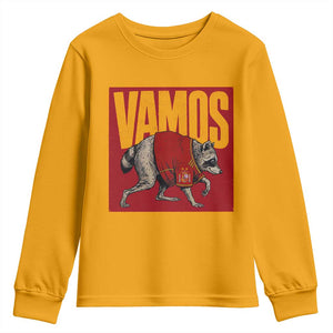 Funny Jimothy Vamos Spain Soccer Fans Parody Youth Sweatshirt Seattle Raccoon Espana Champs Victory Celebration