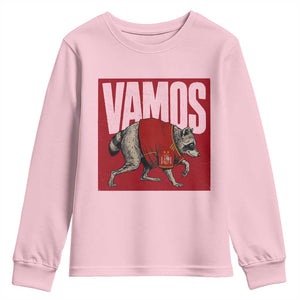 Funny Jimothy Vamos Spain Soccer Fans Parody Youth Sweatshirt Seattle Raccoon Espana Champs Victory Celebration