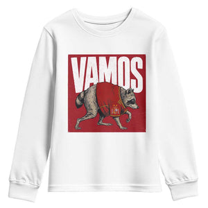 Funny Jimothy Vamos Spain Soccer Fans Parody Youth Sweatshirt Seattle Raccoon Espana Champs Victory Celebration