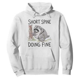 Jimothy Short Spine Doing Fine Inspirational Hoodie Viral Seattle Raccoon Crayon Drawing Graphic
