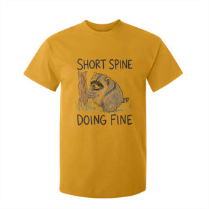 Jimothy Short Spine Doing Fine Inspirational T Shirt For Kid Viral Seattle Raccoon Crayon Drawing Graphic