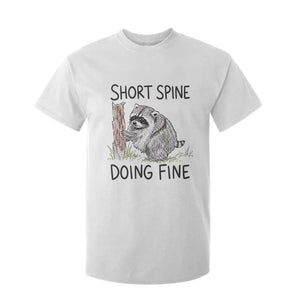 Jimothy Short Spine Doing Fine Inspirational T Shirt For Kid Viral Seattle Raccoon Crayon Drawing Graphic
