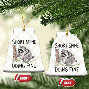 Jimothy Short Spine Doing Fine Inspirational Ceramic Ornament Viral Seattle Raccoon Crayon Drawing Graphic