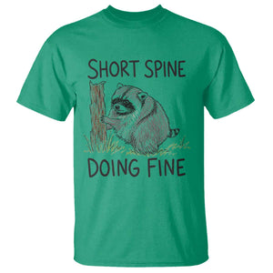 Jimothy Short Spine Doing Fine Inspirational T Shirt Viral Seattle Raccoon Crayon Drawing Graphic