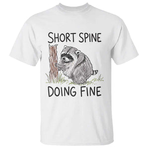 Jimothy Short Spine Doing Fine Inspirational T Shirt Viral Seattle Raccoon Crayon Drawing Graphic