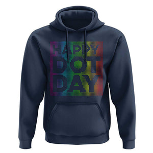 Dot Day Hoodie Colorful Polka Dot Happy TS02 Navy Print Your Wear