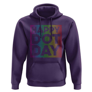 Dot Day Hoodie Colorful Polka Dot Happy TS02 Purple Print Your Wear