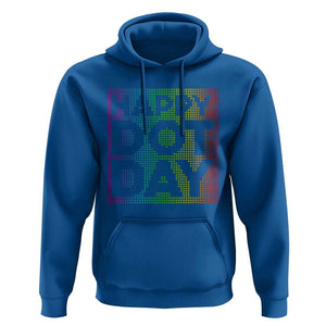Dot Day Hoodie Colorful Polka Dot Happy TS02 Royal Blue Print Your Wear
