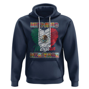 Hispanic Mexican Heritage Hoodie Mexico Flag Latina Pride TS02 Navy Printyourwear