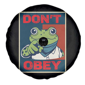 Don't Obey Portland Frog Spare Tire Cover Frogs Protest Activism Hope Style Poster Graphic TS02 Print Your Wear