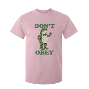Don't Obey Portland Frog T Shirt For Kid Resist Inflatable Frogs Protest TS02 Light Pink Print Your Wear