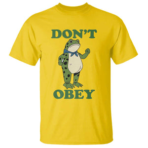 Don't Obey Portland Frog T Shirt Resist Inflatable Frogs Protest TS02 Daisy Print Your Wear
