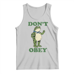 Don't Obey Portland Frog Tank Top Resist Inflatable Frogs Protest TS02 Ash Print Your Wear