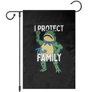 Activist Portland Frog Garden Flag I Protect the Family Protest Statement TS02 Black Print Your Wear