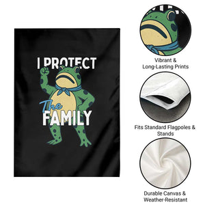 Activist Portland Frog Garden Flag I Protect the Family Protest Statement TS02 Print Your Wear