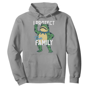 Activist Portland Frog Hoodie I Protect the Family Protest Statement TS02 Sport Gray Print Your Wear