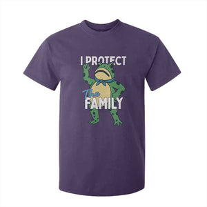 Activist Portland Frog T Shirt For Kid I Protect the Family Protest Statement TS02 Purple Print Your Wear