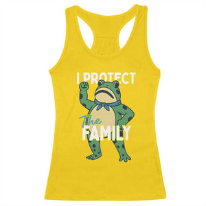 Activist Portland Frog Racerback Tank Top I Protect the Family Protest Statement TS02 Daisy Print Your Wear