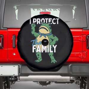 Activist Portland Frog Spare Tire Cover I Protect the Family Protest Statement TS02 Black Print Your Wear