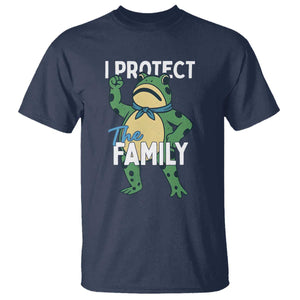 Activist Portland Frog T Shirt I Protect the Family Protest Statement TS02 Navy Print Your Wear