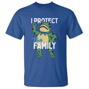 Activist Portland Frog T Shirt I Protect the Family Protest Statement TS02 Royal Blue Print Your Wear