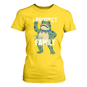 Activist Portland Frog T Shirt For Women I Protect the Family Protest Statement TS02 Daisy Print Your Wear