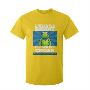 Patriotic Protest Portland Frog T Shirt For Kid United We Ribbit Divided We Croak Resist TS02 Daisy Print Your Wear