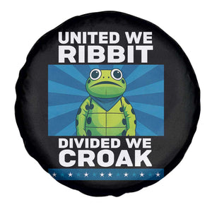 Patriotic Protest Portland Frog Spare Tire Cover United We Ribbit Divided We Croak Resist TS02 Print Your Wear