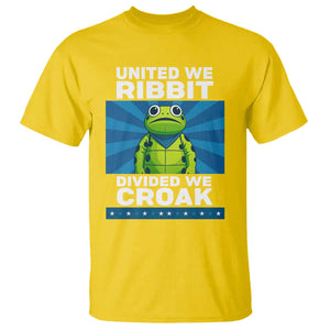 Patriotic Protest Portland Frog T Shirt United We Ribbit Divided We Croak Resist TS02 Daisy Print Your Wear