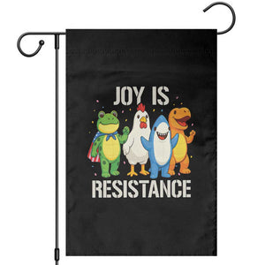 Portland Protest Inflatable Mascot Parade Garden Flag Joy Is Resistance Resist Frog Shark Chicken Dino TS02 Black Print Your Wear