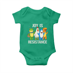 Portland Protest Inflatable Mascot Parade Baby Onesie Joy Is Resistance Resist Frog Shark Chicken Dino TS02 Irish Green Print Your Wear