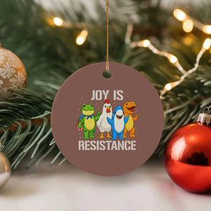 Portland Protest Inflatable Mascot Parade Ceramic Ornament Joy Is Resistance Resist Frog Shark Chicken Dino TS02 1pc Mocha Print Your Wear