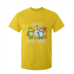 Portland Protest Inflatable Mascot Parade T Shirt For Kid Joy Is Resistance Resist Frog Shark Chicken Dino TS02 Daisy Print Your Wear