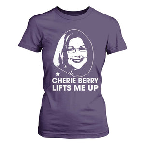 Cherie Berry Lifts Me Up T Shirt For Women Elevator Tribute Funny NC Meme TS02 Purple Print Your Wear
