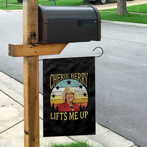 Cherie Berry Lifts Me Up Garden Flag Retro Vintage Elevator Tribute Funny NC Meme TS02 Print Your Wear