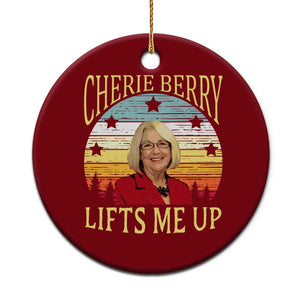 Cherie Berry Lifts Me Up Ceramic Ornament Retro Vintage Elevator Tribute Funny NC Meme TS02 1pc Red Print Your Wear