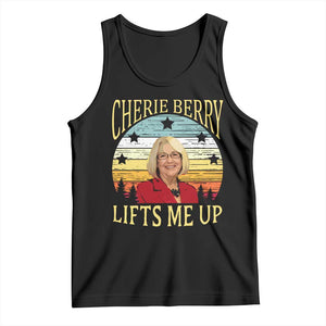 Cherie Berry Lifts Me Up Tank Top Retro Vintage Elevator Tribute Funny NC Meme TS02 Black Print Your Wear